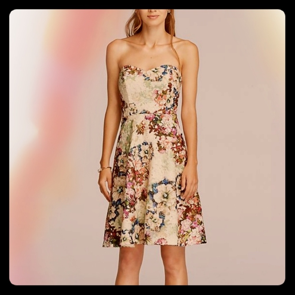 David's Bridal Strapless Dress NWOT
